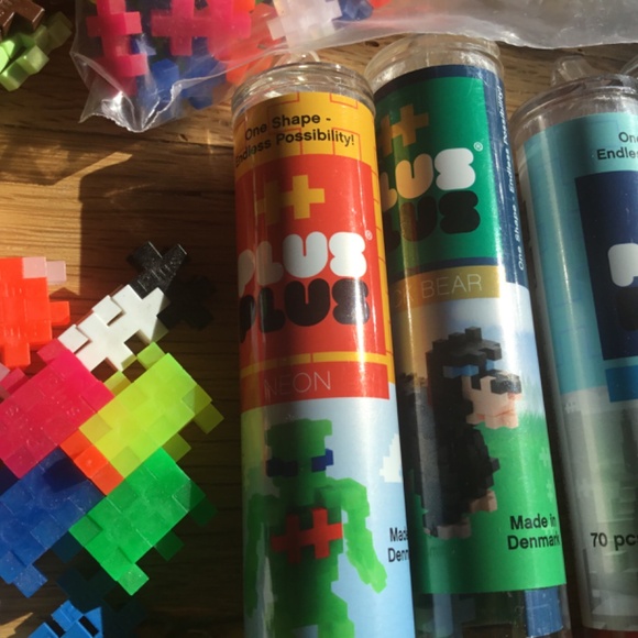 Plus Plus 1 pound Denmark 🇩🇰 toys 5 tubes instructions - Picture 5 of 9